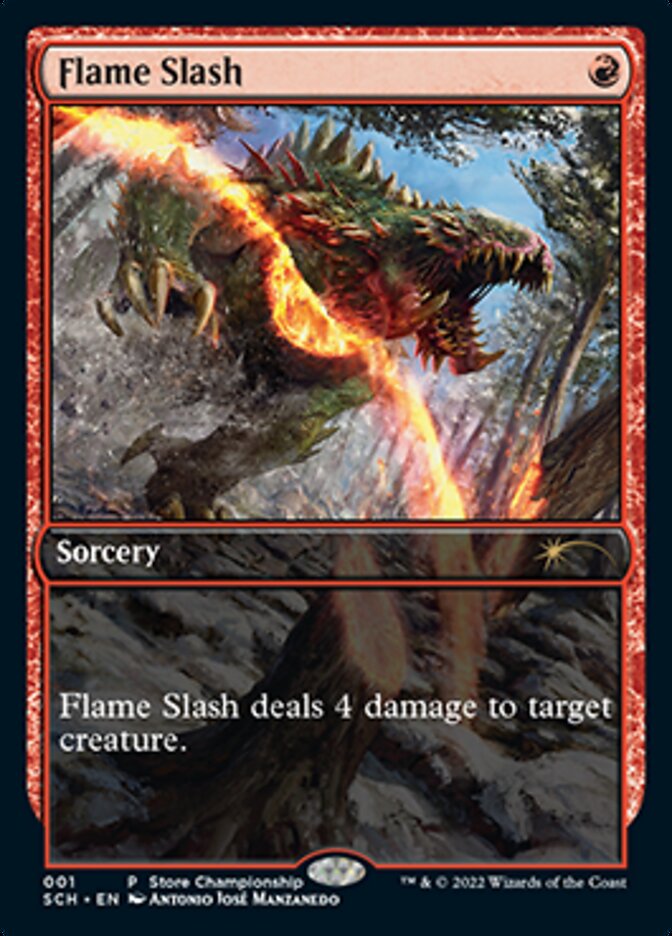 Flame Slash (Extended Art) [Store Championships 2022] | Exor Games Summserside