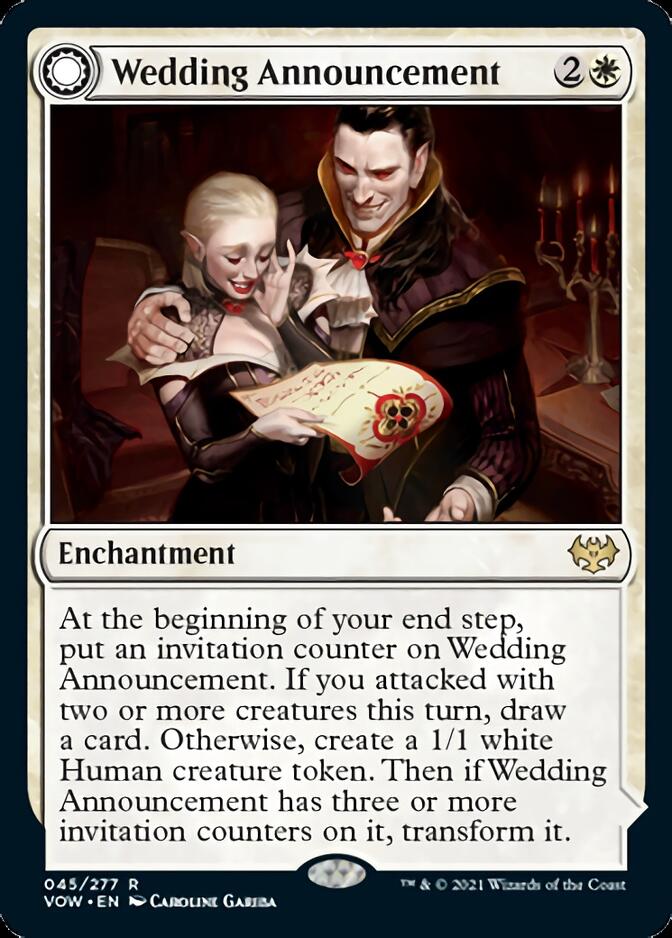 Wedding Announcement // Wedding Festivity [Innistrad: Crimson Vow] | Exor Games Summserside