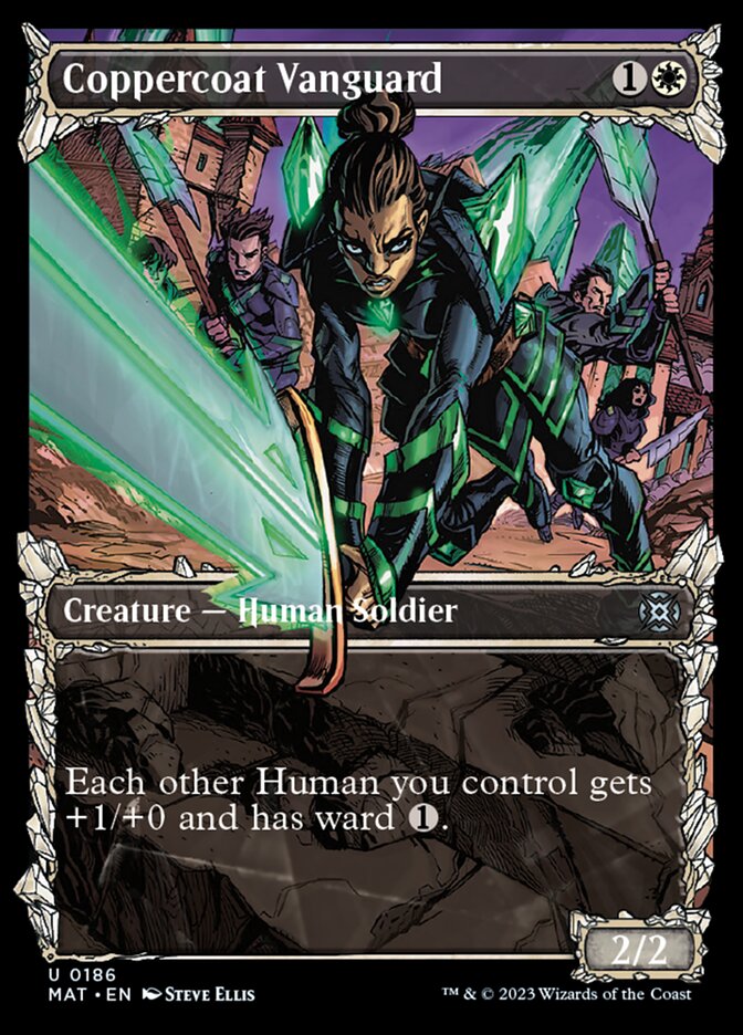 Coppercoat Vanguard (Showcase Halo Foil) [March of the Machine: The Aftermath] | Exor Games Summserside