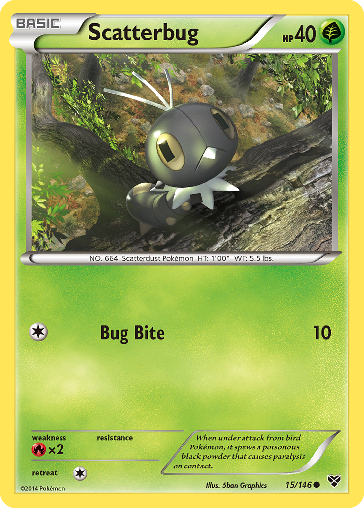 Scatterbug (15/146) [XY: Base Set] | Exor Games Summserside