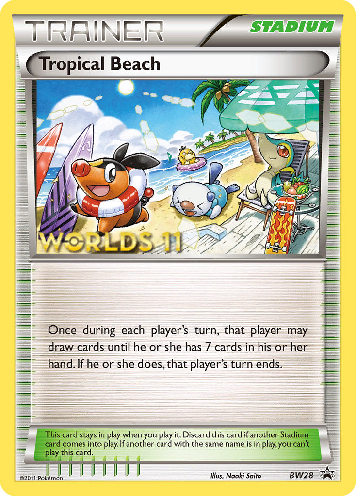 Tropical Beach (BW28) (Finalist) [Black & White: Black Star Promos] | Exor Games Summserside