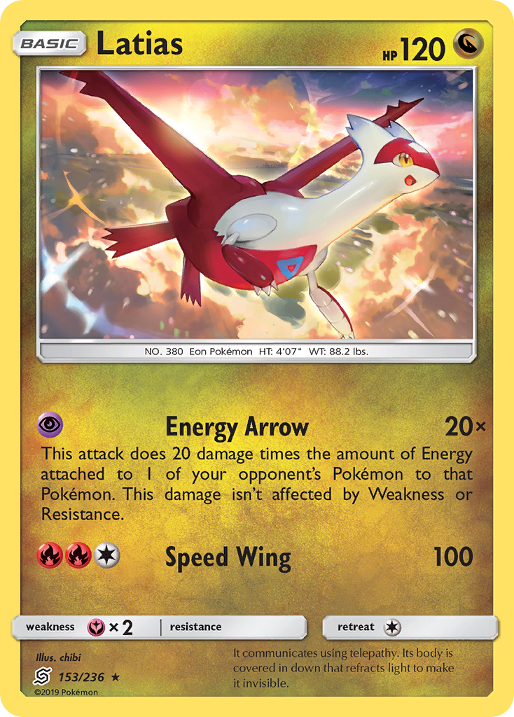 Latias (153/236) [Sun & Moon: Unified Minds] | Exor Games Summserside