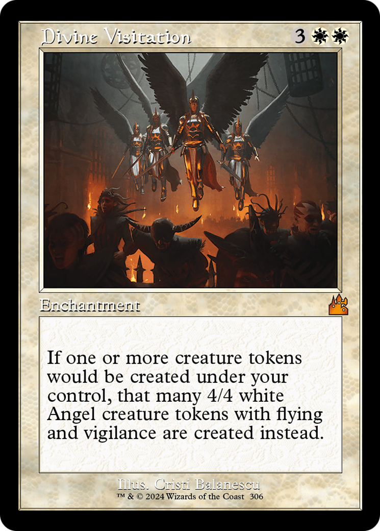 Divine Visitation (Retro Frame) [Ravnica Remastered] | Exor Games Summserside