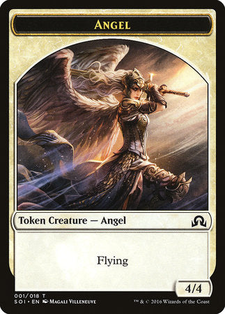 Angel Token [Shadows over Innistrad Tokens] | Exor Games Summserside