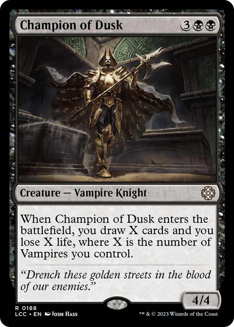 Champion of Dusk [The Lost Caverns of Ixalan Commander] | Exor Games Summserside