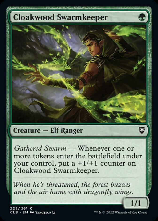 Cloakwood Swarmkeeper [Commander Legends: Battle for Baldur's Gate] | Exor Games Summserside