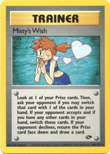 Misty's Wish (108/132) [Gym Challenge Unlimited] | Exor Games Summserside