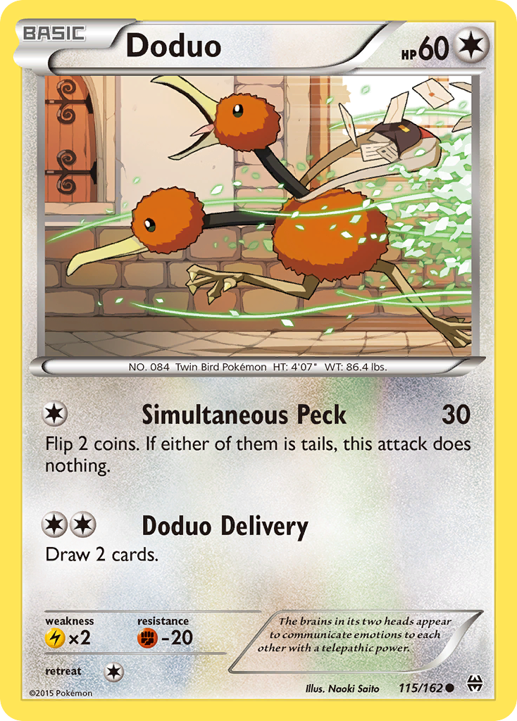 Doduo (115/162) [XY: BREAKthrough] | Exor Games Summserside