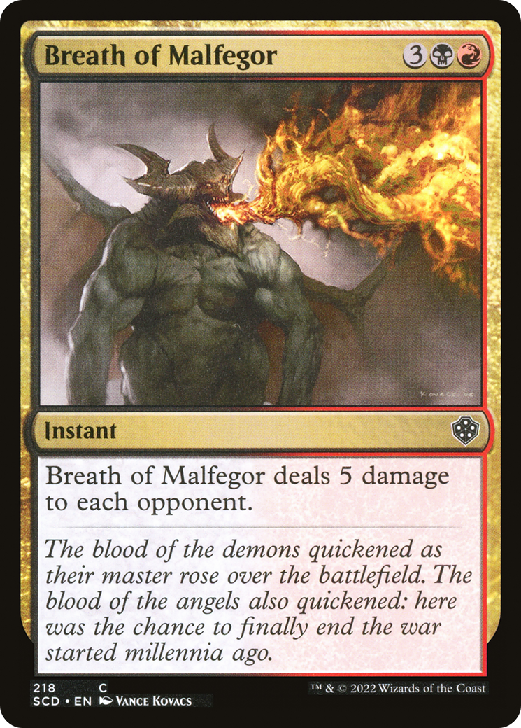 Breath of Malfegor [Starter Commander Decks] | Exor Games Summserside