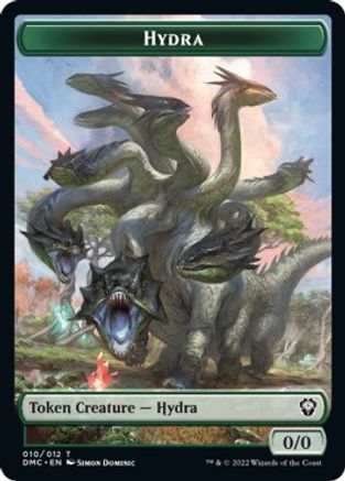 Snake // Hydra Double-sided Token [Dominaria United Commander Tokens] | Exor Games Summserside