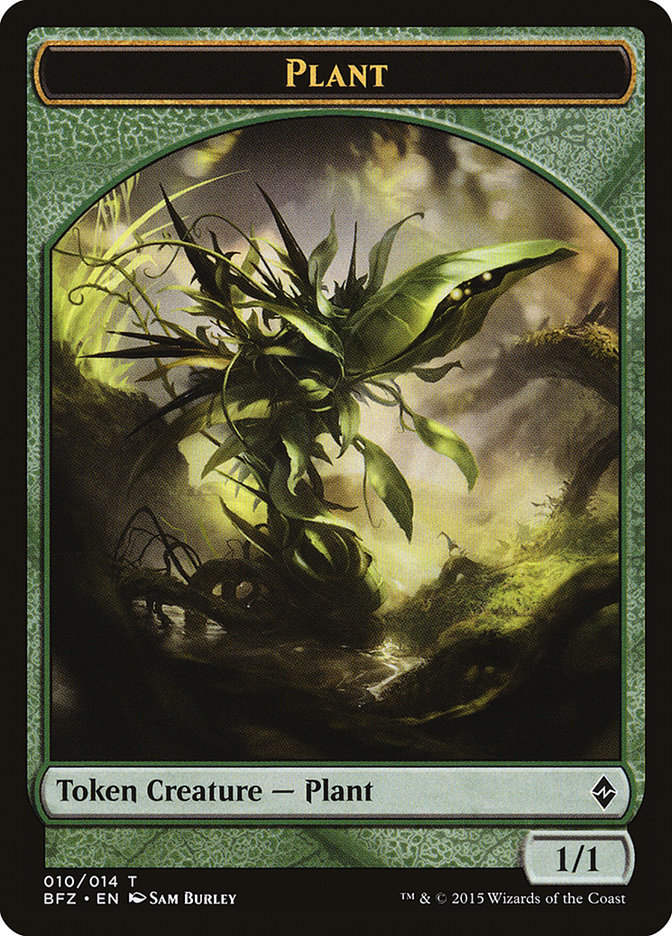 Plant [Battle for Zendikar Tokens] | Exor Games Summserside