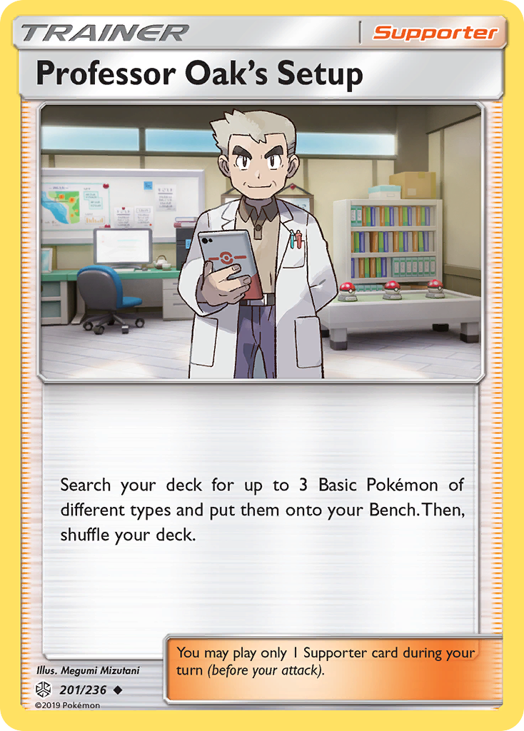 Professor Oak's Setup (201/236) [Sun & Moon: Cosmic Eclipse] | Exor Games Summserside