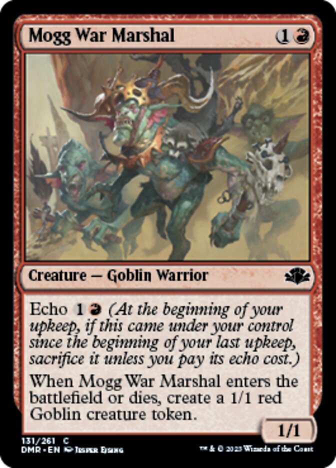 Mogg War Marshal [Dominaria Remastered] | Exor Games Summserside