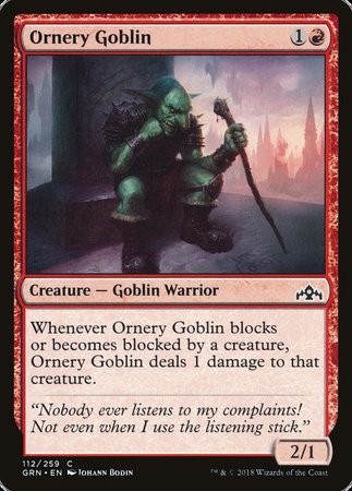 Ornery Goblin [Guilds of Ravnica] | Exor Games Summserside