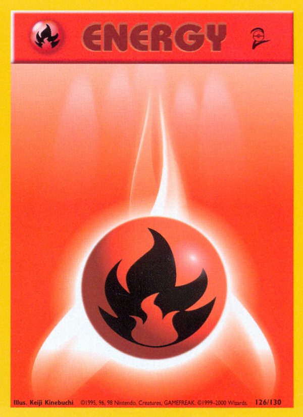 Fire Energy (126/130) [Base Set 2] | Exor Games Summserside