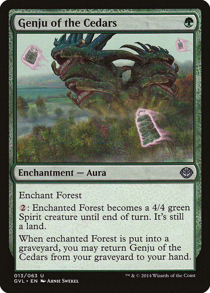 Genju of the Cedars (Garruk vs. Liliana) [Duel Decks Anthology] | Exor Games Summserside