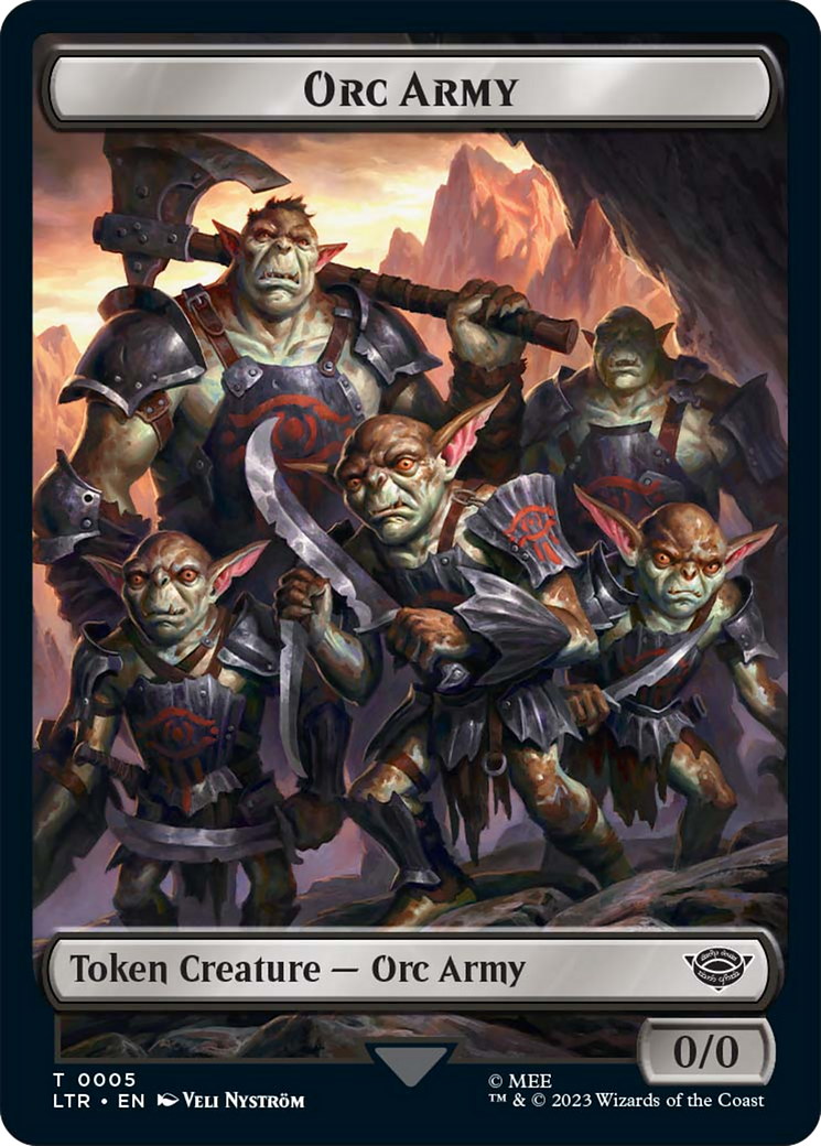 Food (11) // Orc Army (05) Double-Sided Token [The Lord of the Rings: Tales of Middle-Earth Tokens] | Exor Games Summserside