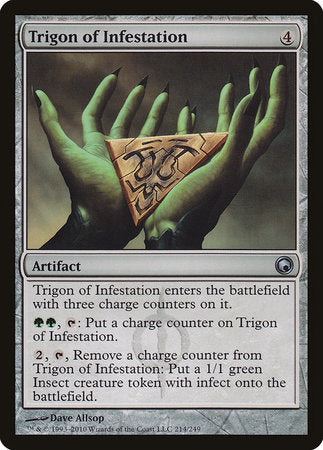 Trigon of Infestation [Scars of Mirrodin] | Exor Games Summserside