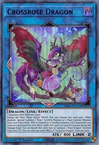 Crossrose Dragon (Blue) [LDS2-EN114] Ultra Rare | Exor Games Summserside