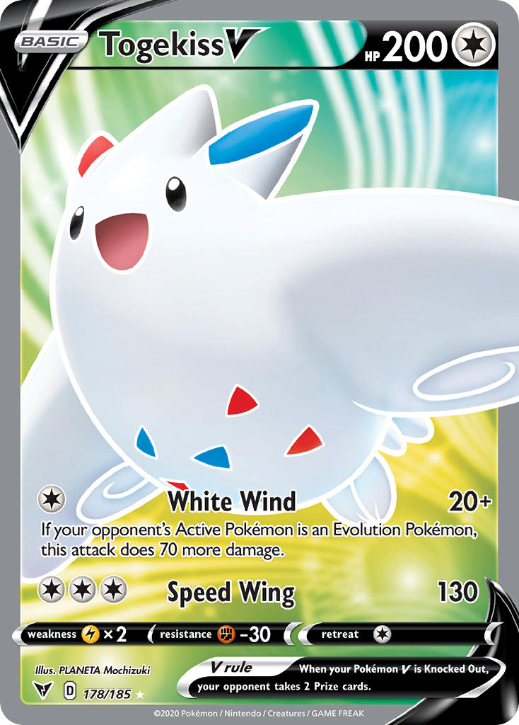 Togekiss V (178/185) [Sword & Shield: Vivid Voltage] | Exor Games Summserside