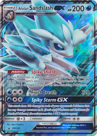 Alolan Sandslash GX (SM236) (Jumbo Card) [Sun & Moon: Black Star Promos] | Exor Games Summserside