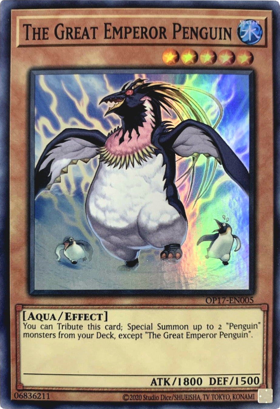 The Great Emperor Penguin [OP17-EN005] Super Rare | Exor Games Summserside