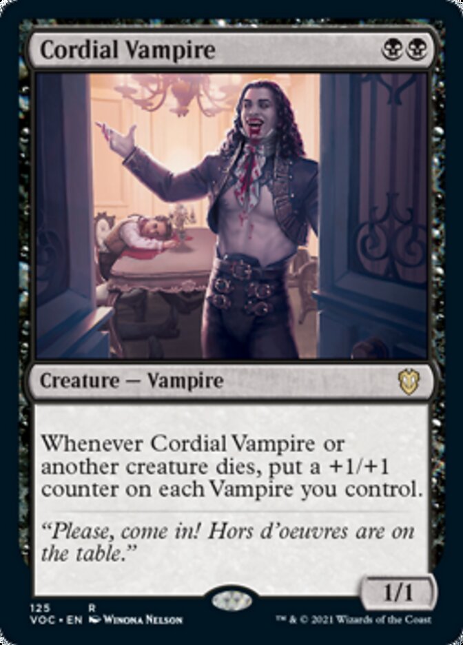 Cordial Vampire [Innistrad: Crimson Vow Commander] | Exor Games Summserside