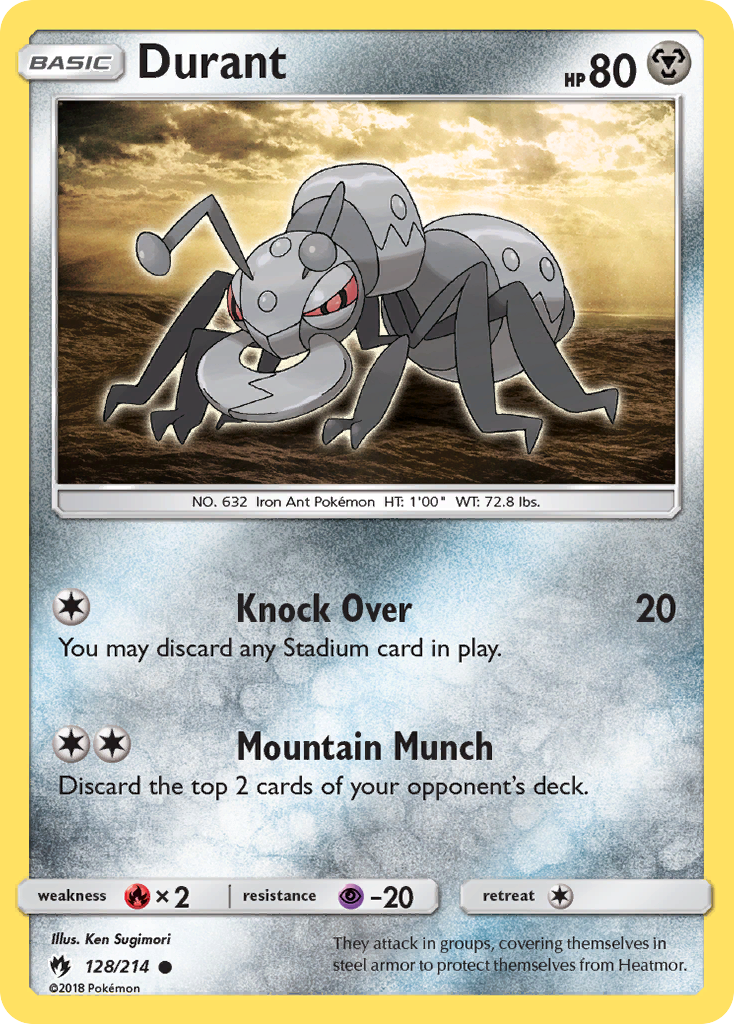 Durant (128/214) [Sun & Moon: Lost Thunder] | Exor Games Summserside