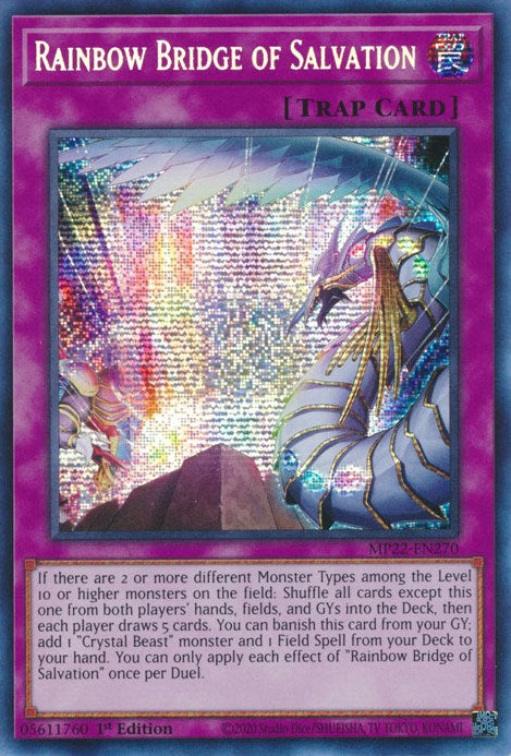 Rainbow Bridge of Salvation [MP22-EN270] Prismatic Secret Rare | Exor Games Summserside