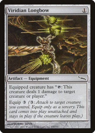 Viridian Longbow [Mirrodin] | Exor Games Summserside