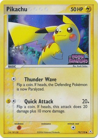 Pikachu (78/110) (Stamped) [EX: Holon Phantoms] | Exor Games Summserside