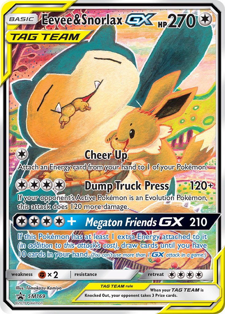 Eevee & Snorlax GX (SM169) [Sun & Moon: Black Star Promos] | Exor Games Summserside