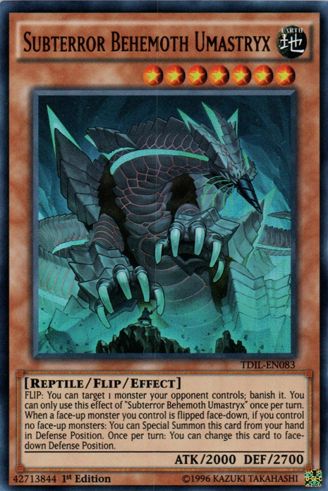 Subterror Behemoth Umastryx [TDIL-EN083] Ultra Rare | Exor Games Summserside