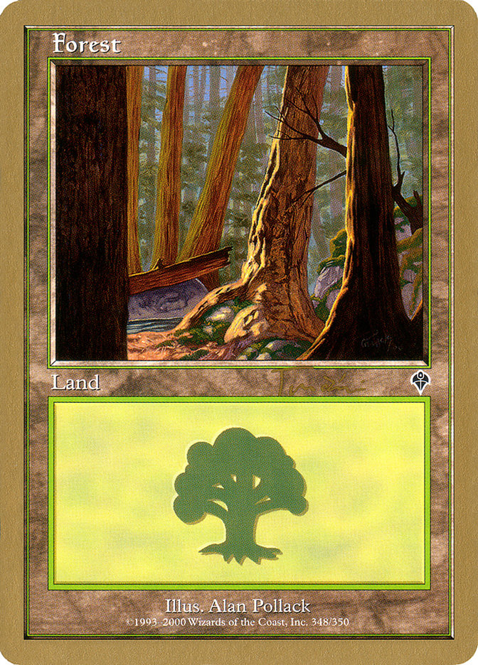 Forest (jt348a) (Jan Tomcani) [World Championship Decks 2001] | Exor Games Summserside