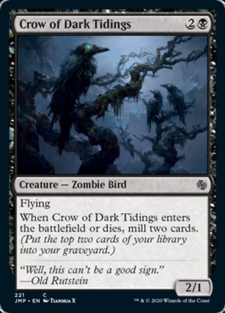 Crow of Dark Tidings [Jumpstart] | Exor Games Summserside