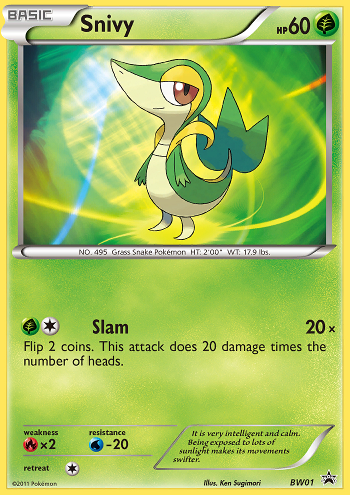 Snivy (BW01) [Black & White: Black Star Promos] | Exor Games Summserside