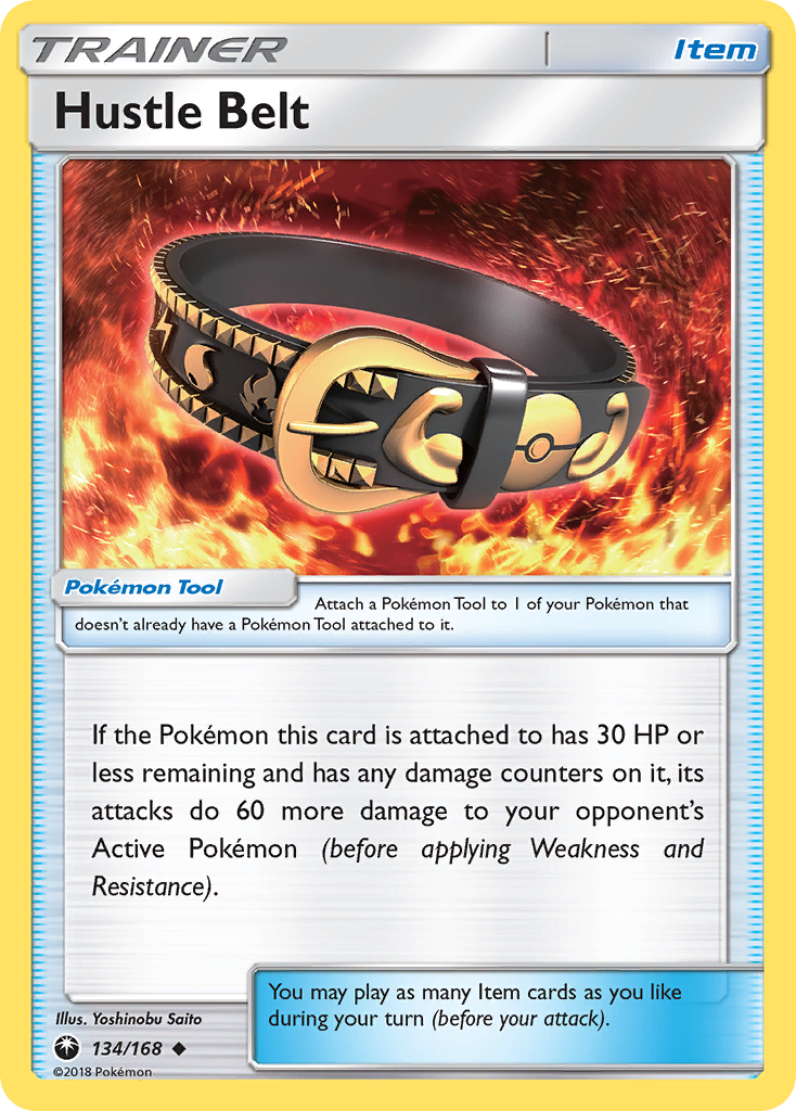 Hustle Belt (134/168) [Sun & Moon: Celestial Storm] | Exor Games Summserside