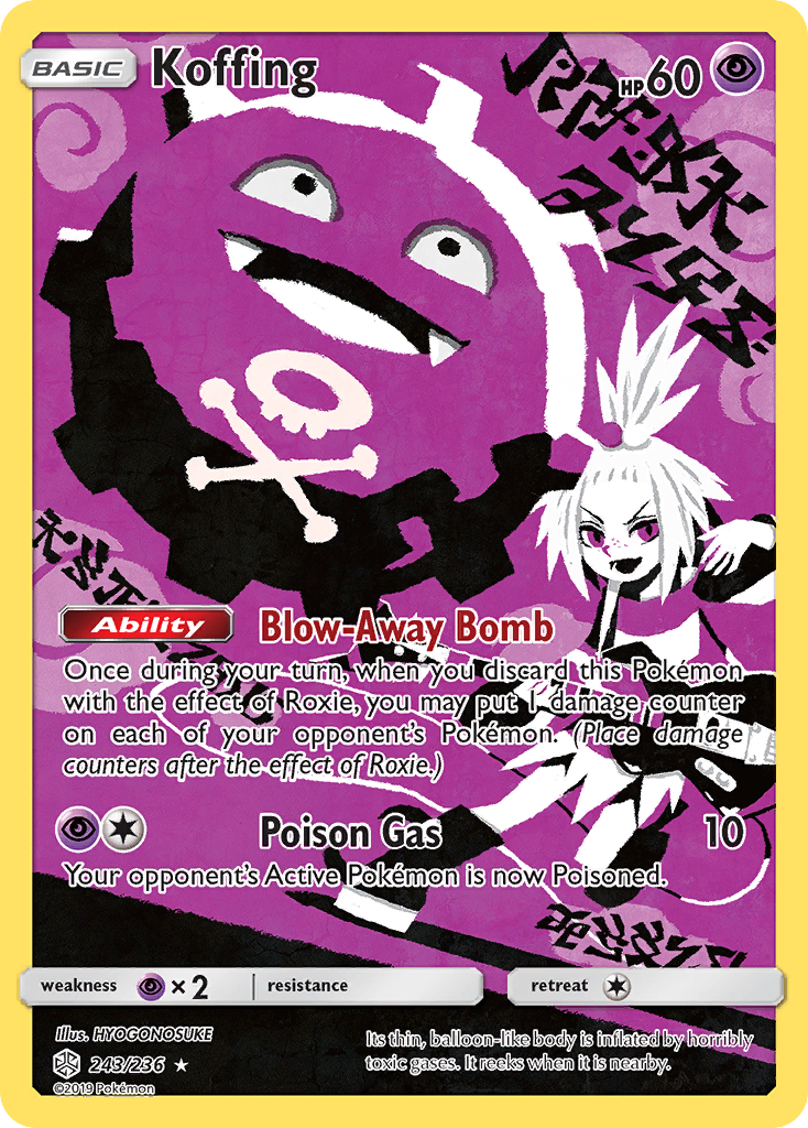 Koffing (243/236) [Sun & Moon: Cosmic Eclipse] | Exor Games Summserside