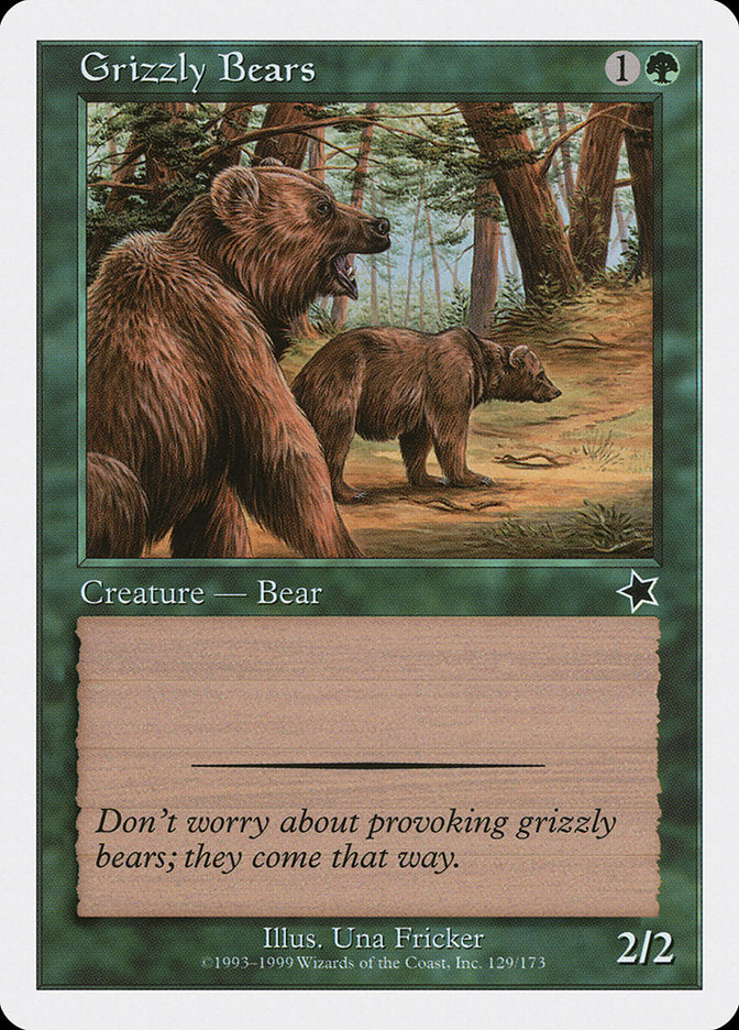 Grizzly Bears [Starter 1999] | Exor Games Summserside