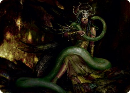 Saryth, the Viper's Fang Art Card [Innistrad: Midnight Hunt Art Series] | Exor Games Summserside