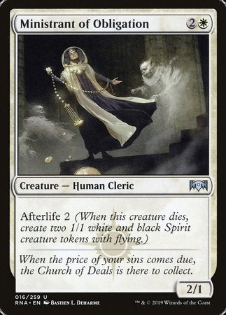 Ministrant of Obligation [Ravnica Allegiance] | Exor Games Summserside