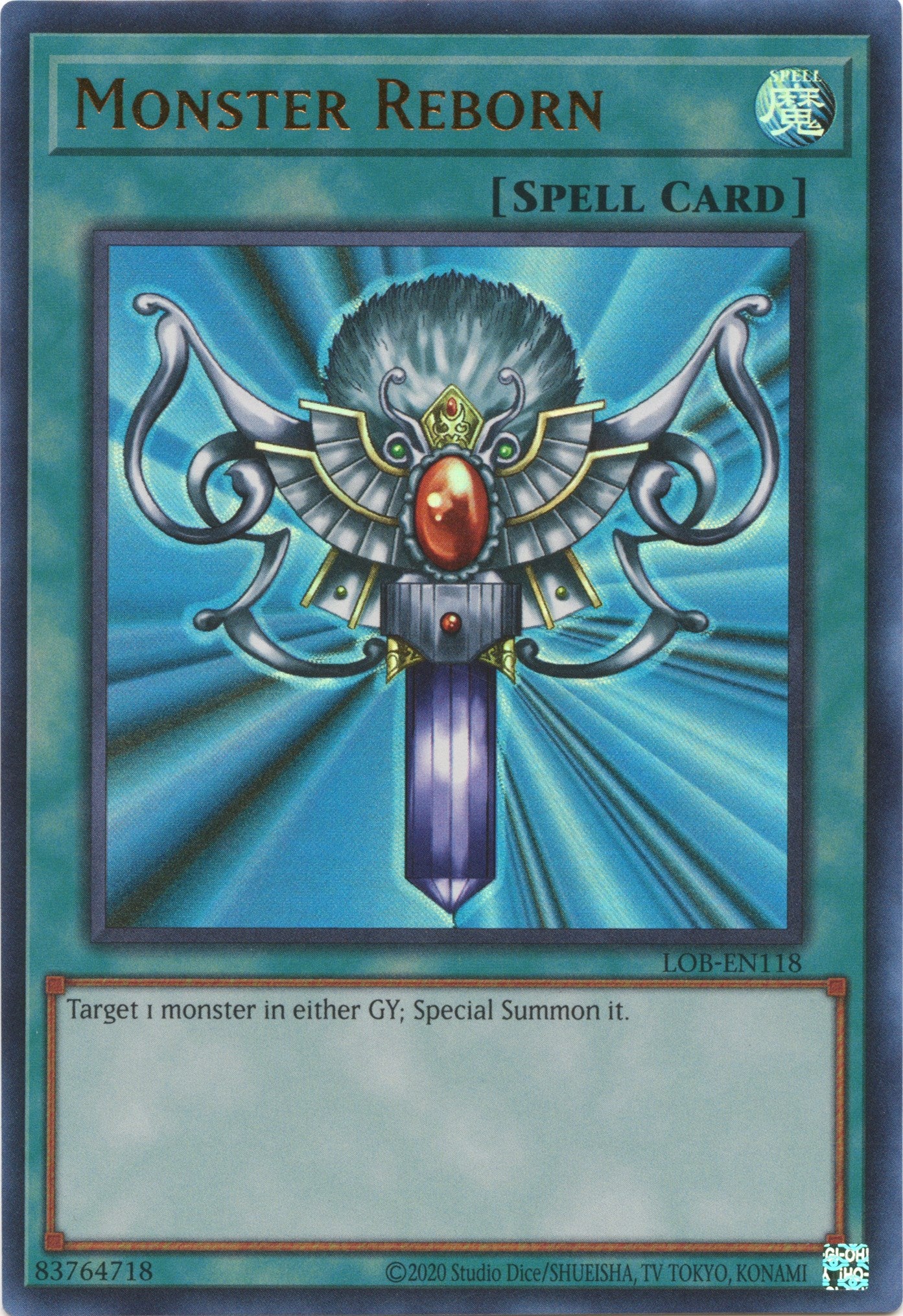 Monster Reborn (25th Anniversary) [LOB-EN118] Ultra Rare | Exor Games Summserside