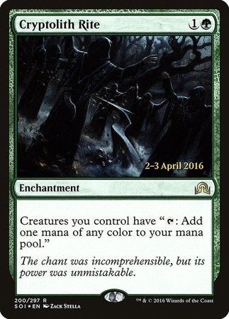Cryptolith Rite [Shadows over Innistrad Promos] | Exor Games Summserside