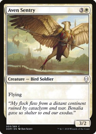 Aven Sentry [Dominaria] | Exor Games Summserside