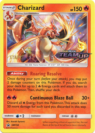 Charizard (SM158) (Staff) [Sun & Moon: Black Star Promos] | Exor Games Summserside