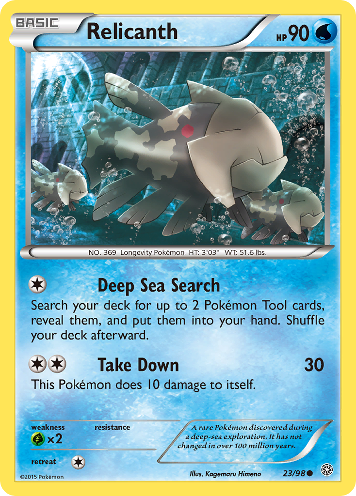 Relicanth (23/98) [XY: Ancient Origins] | Exor Games Summserside