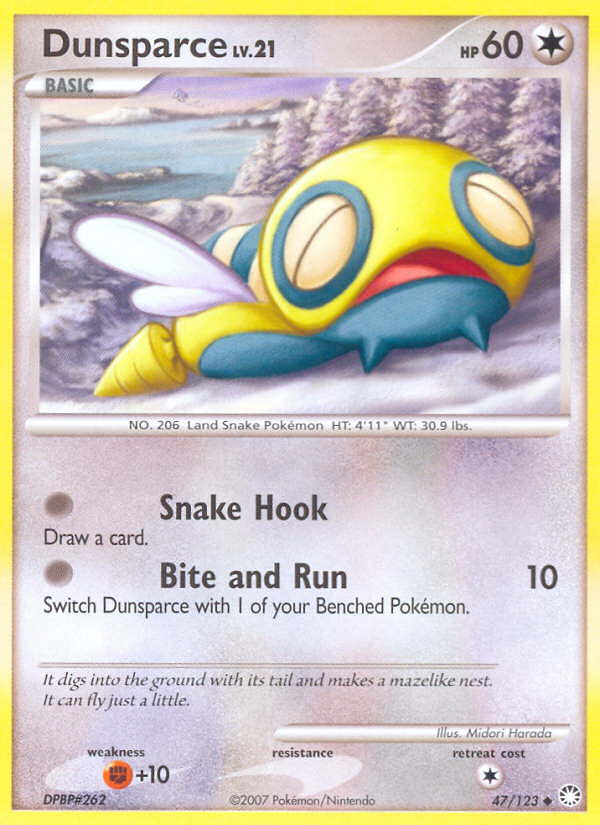 Dunsparce (47/123) [Diamond & Pearl: Mysterious Treasures] | Exor Games Summserside