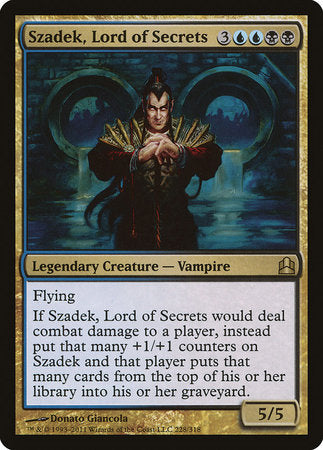 Szadek, Lord of Secrets [Commander 2011] | Exor Games Summserside