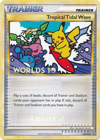 Tropical Tidal Wave (HGSS18) (Finalist) [HeartGold & SoulSilver: Black Star Promos] | Exor Games Summserside