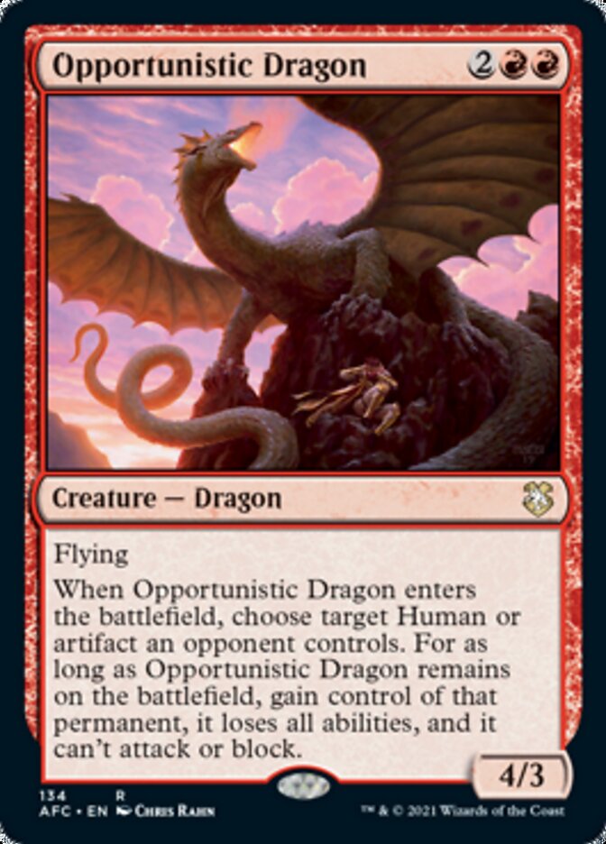 Opportunistic Dragon [Dungeons & Dragons: Adventures in the Forgotten Realms Commander] | Exor Games Summserside